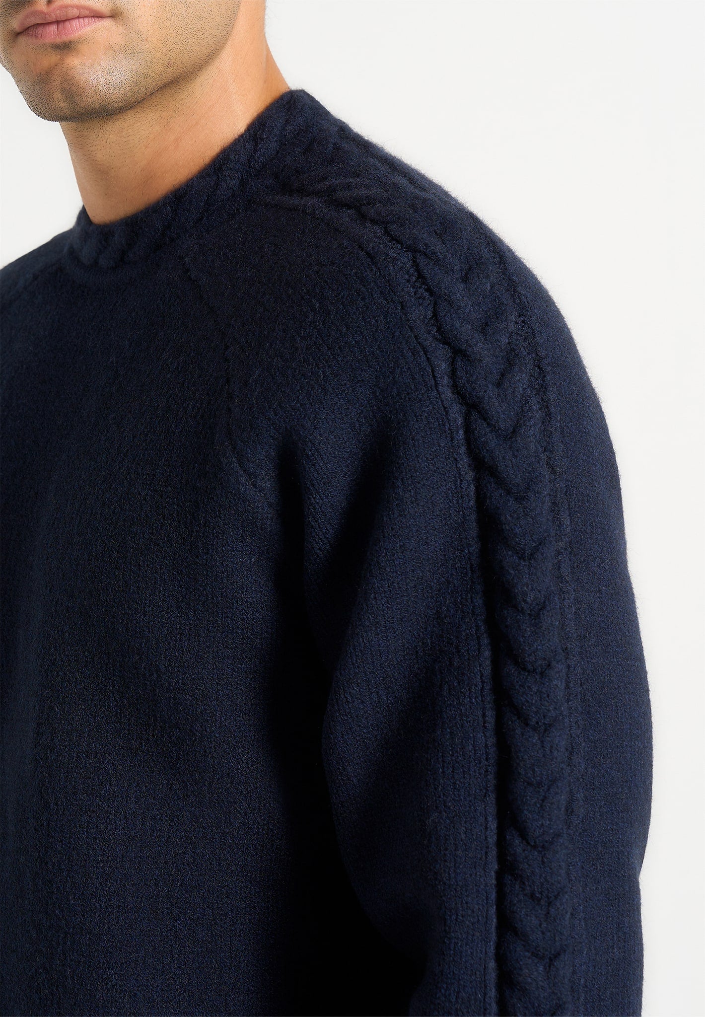 raymond-plait-detail-raglan-knit-jumper-navy