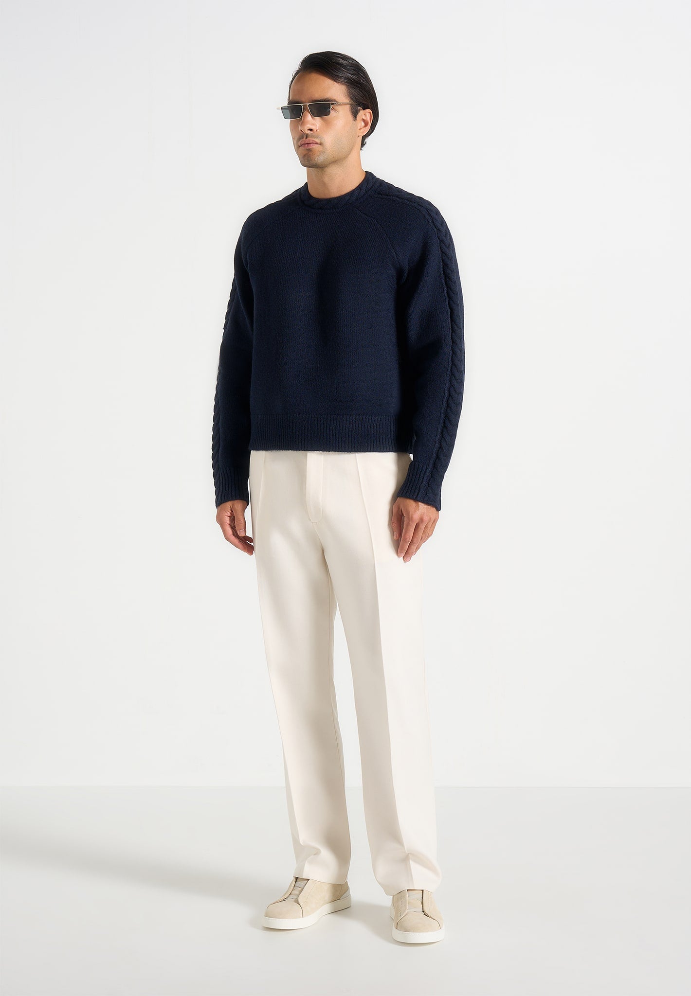 raymond-plait-detail-raglan-knit-jumper-navy