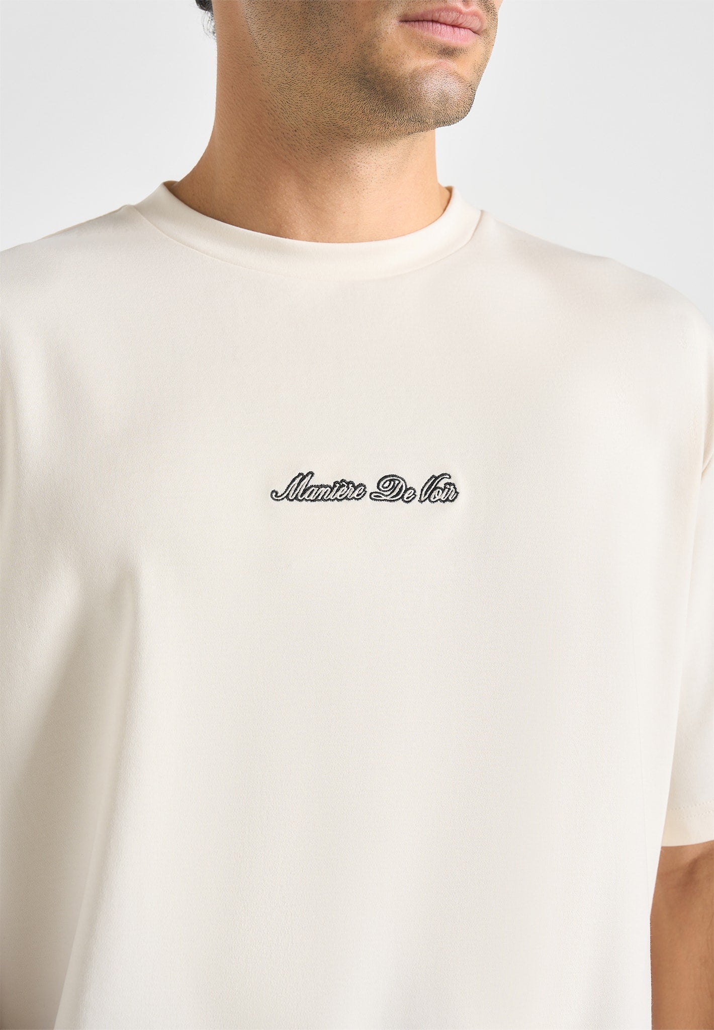 TS001 - Unisex Signature Relaxed Fit Cotton T-Shirt - Cream