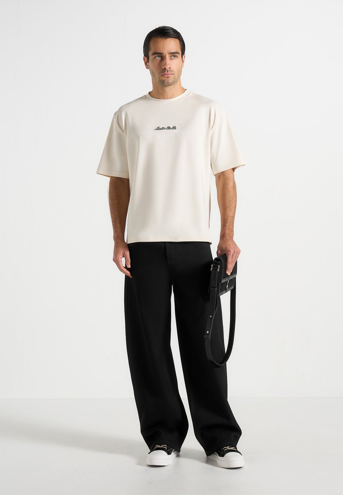 TS001 - Unisex Signature Relaxed Fit Cotton T-Shirt - Cream