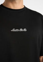 TS001 - Unisex Signature Relaxed Fit Cotton T-Shirt - Black
