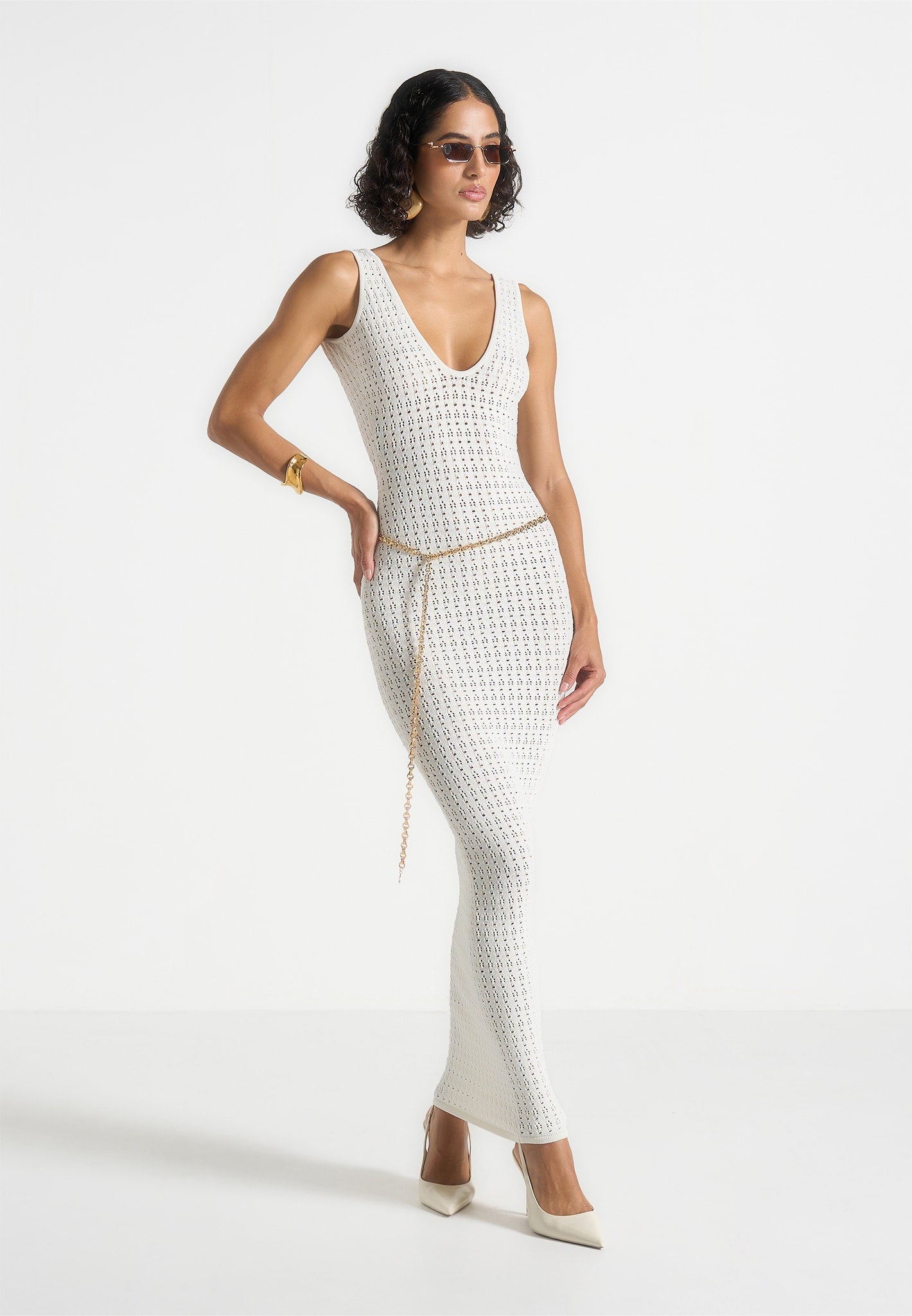 myriam-pointelle-plunge-maxi-dress-with-chain-cream