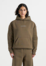 Ollie - Unisex Signature Relaxed Fit Hoodie - Olive