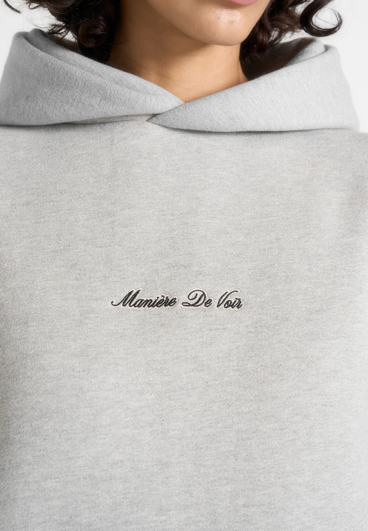JS001 - Unisex Signature Relaxed Fit Hoodie - Grey Marl