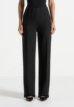 Rafaela - Corset Waist Tailored Pants - Black