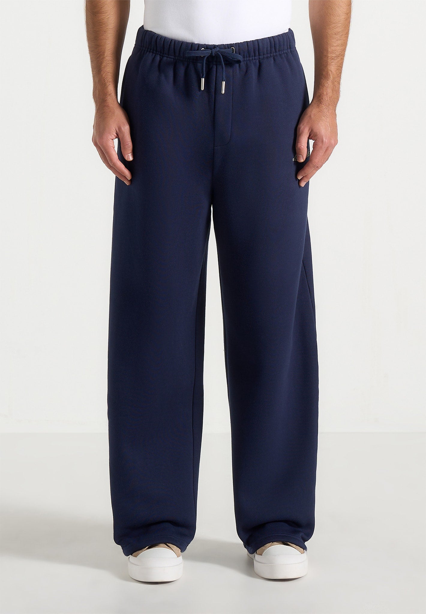 Taylor - Unisex Signature Wide Leg Joggers - Navy
