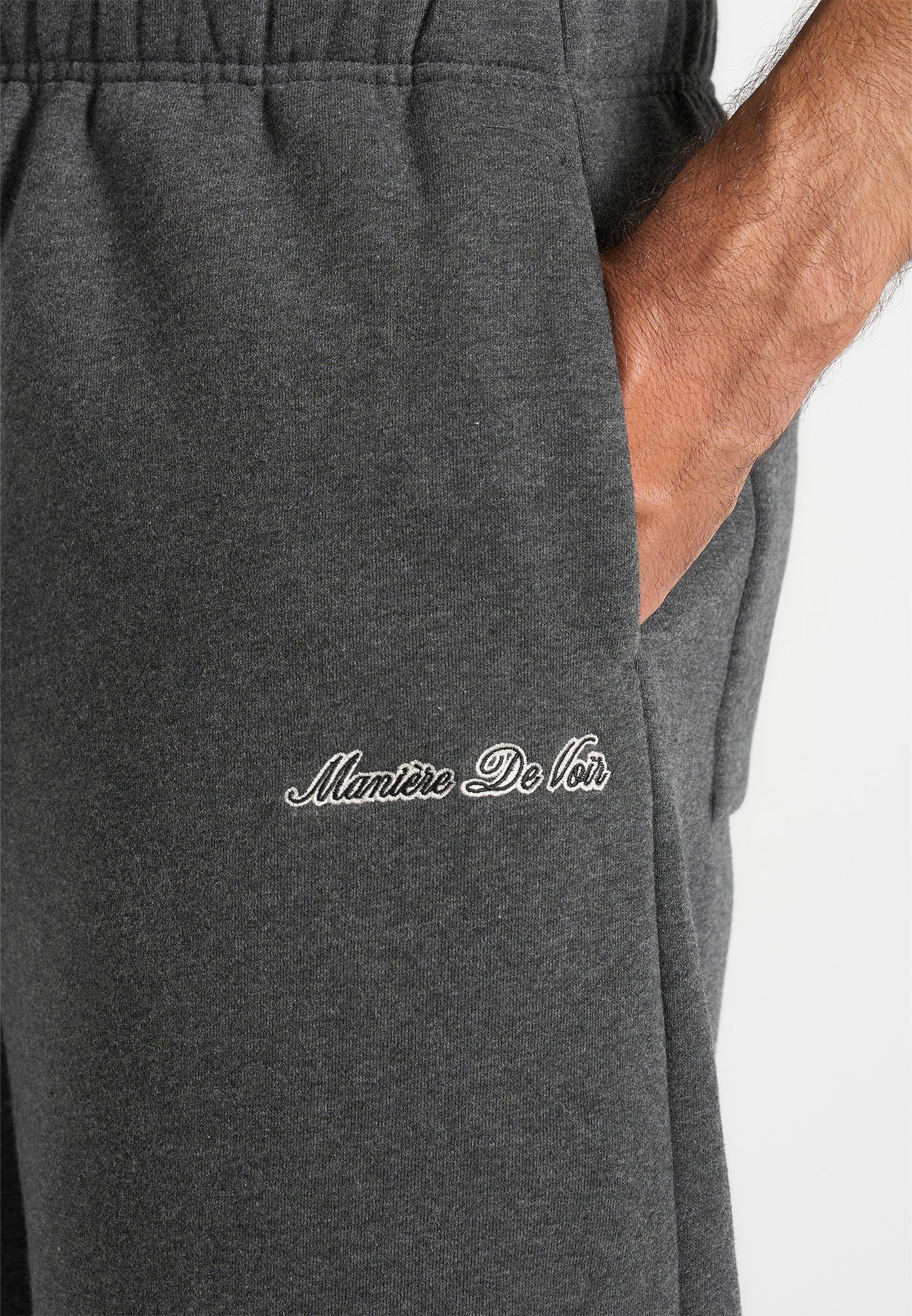 Taylor - Unisex Signature Wide Leg Joggers - Charcoal Grey