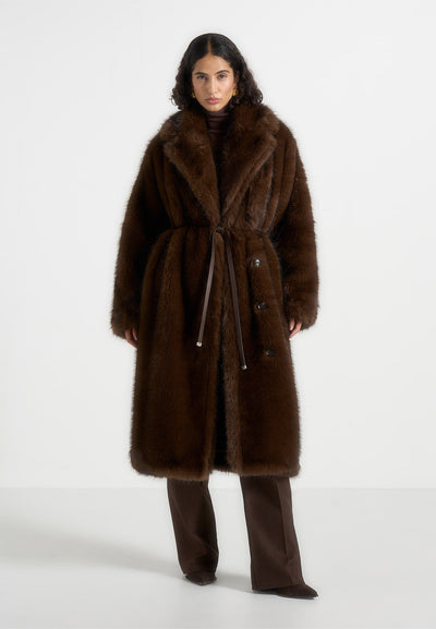 bria-oversized-fur-coat-with-leather-belt-brown