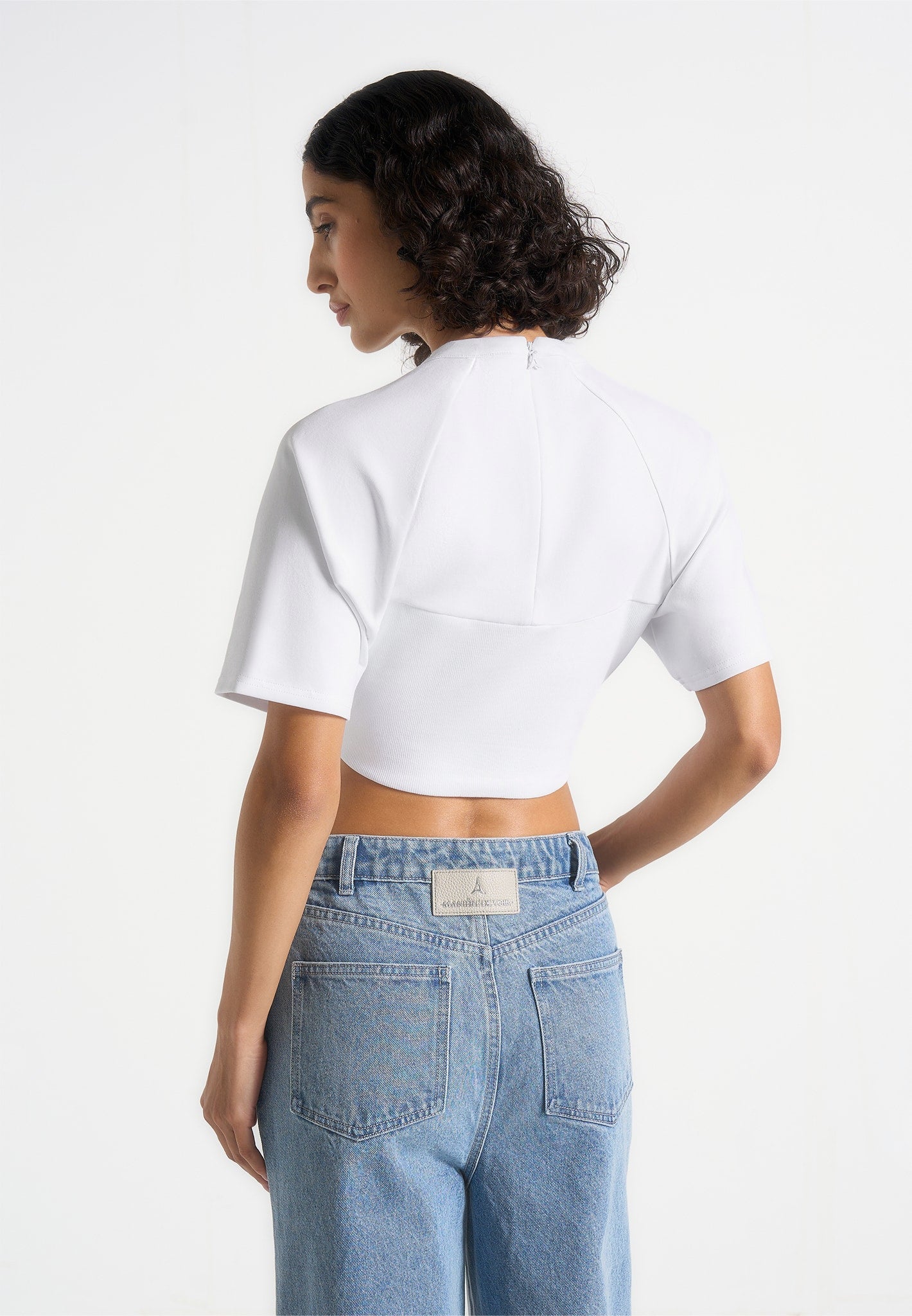 Juline - Corset T-Shirt - White