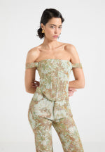 bonnie-jacquard-bardot-corset-top-sage