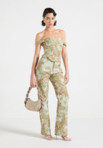 bonnie-jacquard-bardot-corset-top-sage