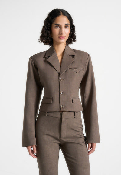 prisca-tailored-cropped-blazer-taupe