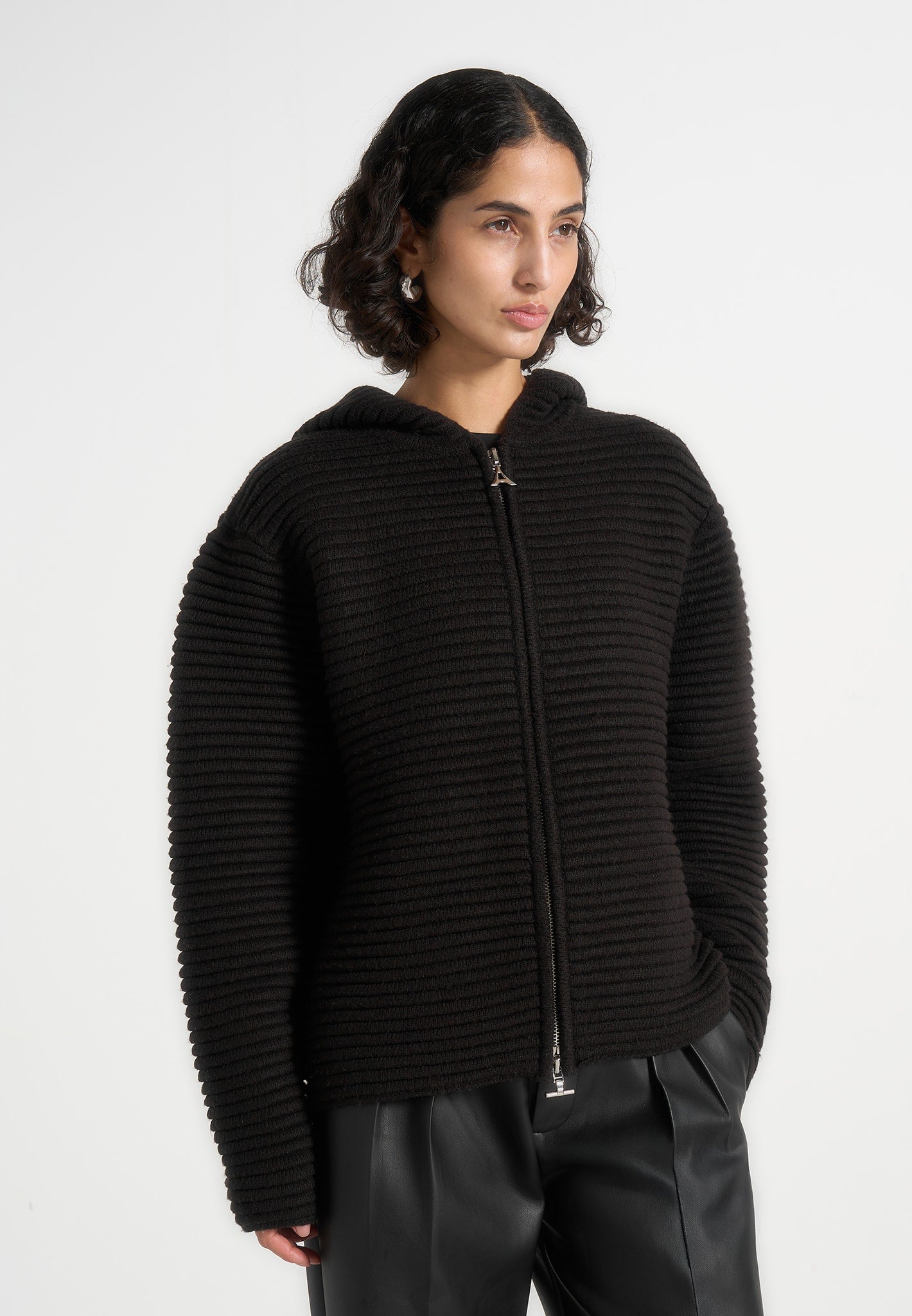 ribbed-knit-zip-up-hoodie-black 