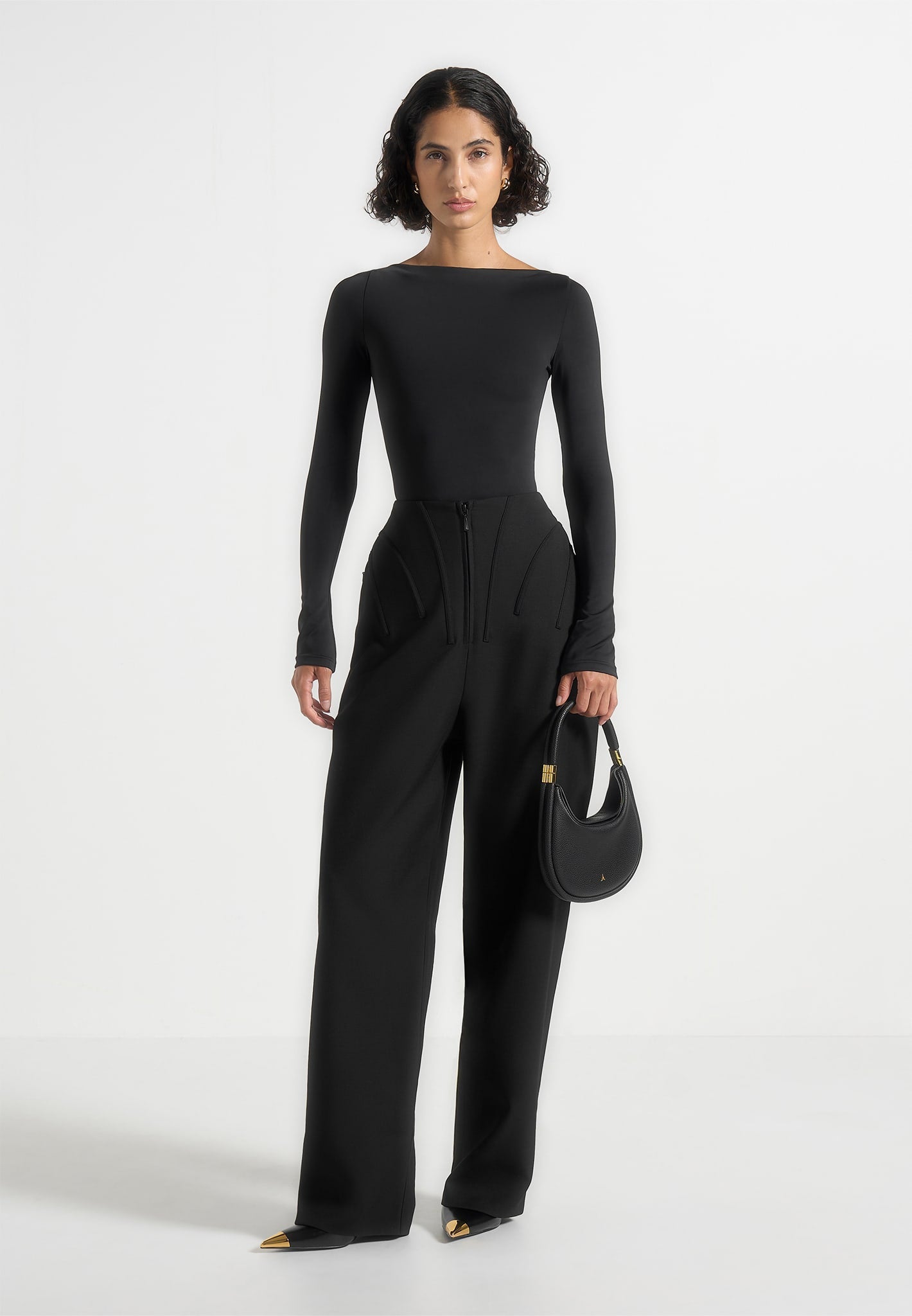 rena-high-waisted-corset-sculptural-trousers-black