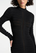 contour-knit-mini-dress-black