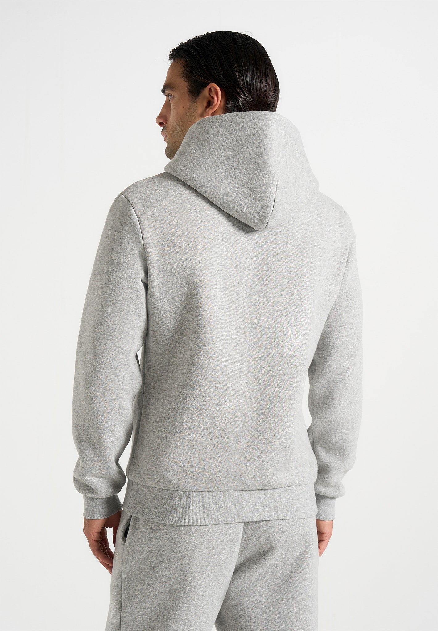 JS004 - Signature Regular Fit Hoodie - Marl Grey