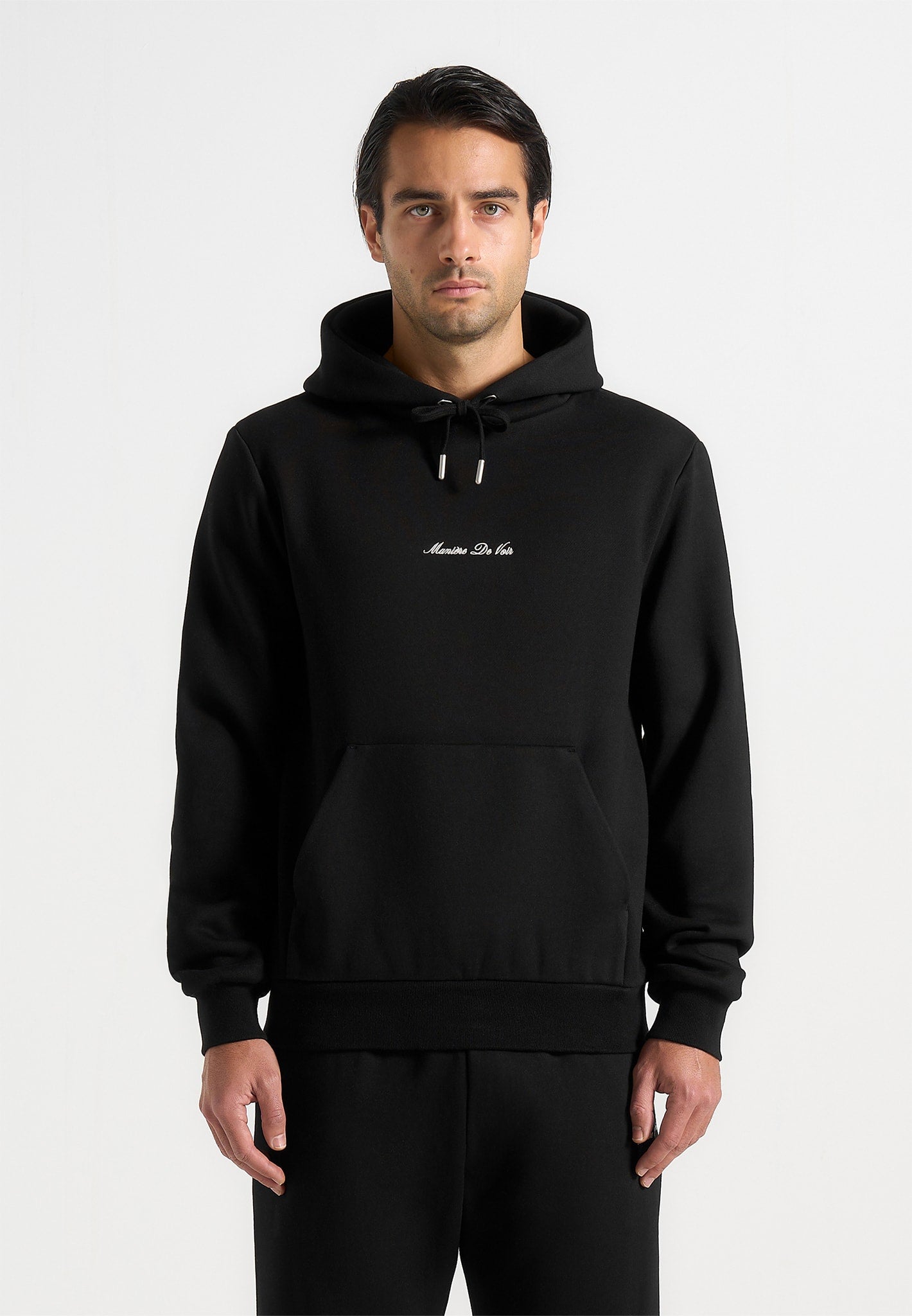 JS004 - Signature Regular Fit Hoodie - Black