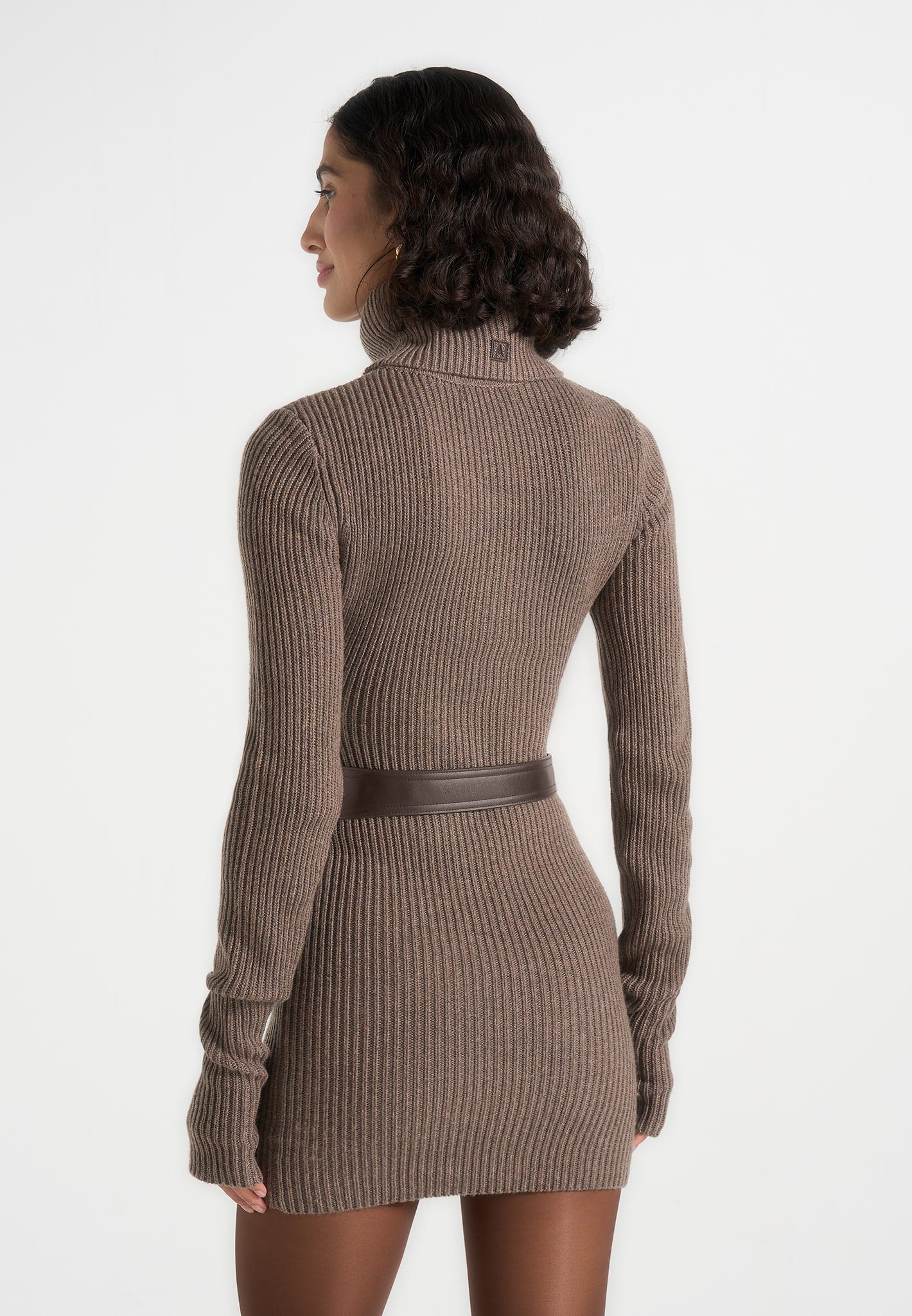 kalia-roll-neck-knitted-mini-dress-with-belt-taupe
