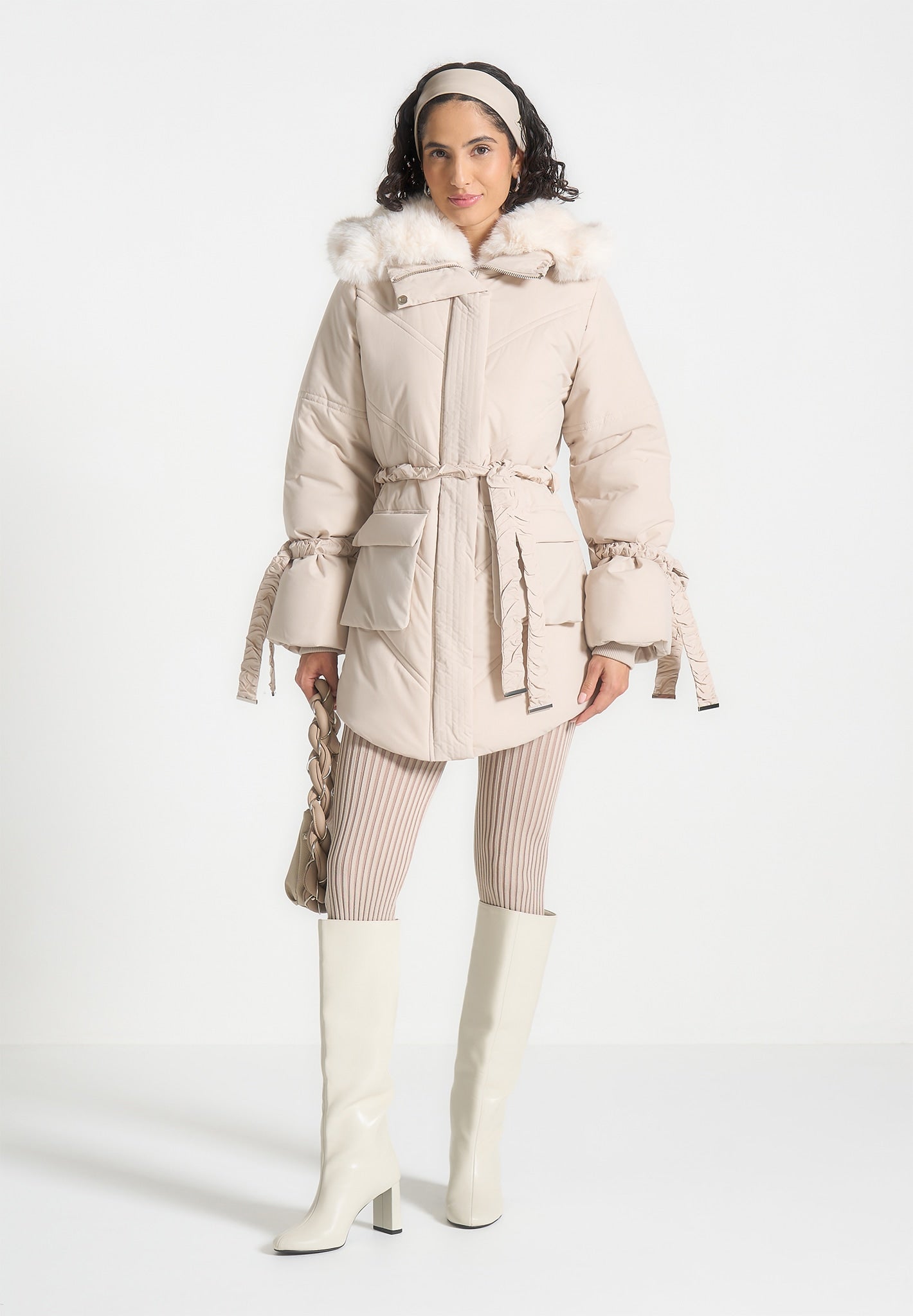 faux-fur-longline-coat-beige