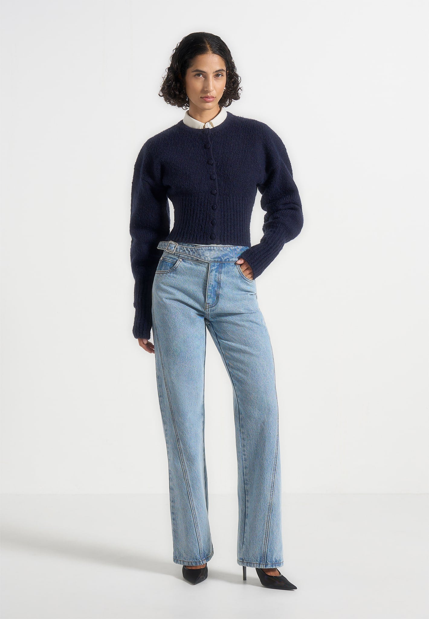 mayla-knitted-cinch-waist-cardigan-navy