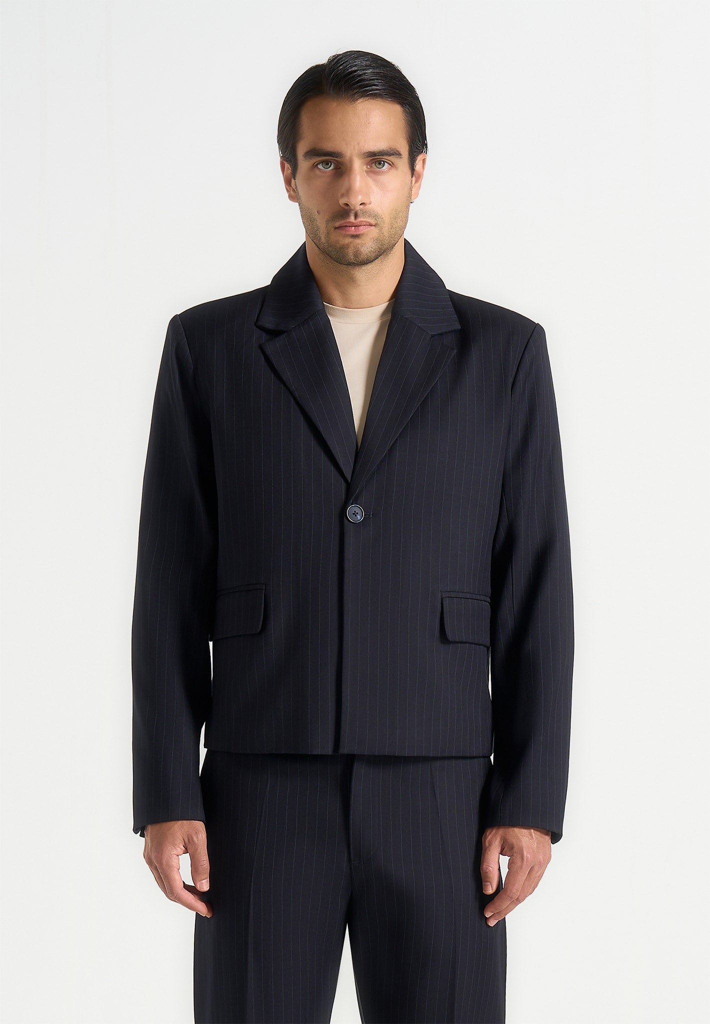 silas-pinstriped-tailored-cropped-blazer-navy