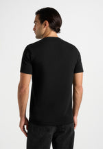 TS002 - Regular Fit Cotton T-Shirt - Black