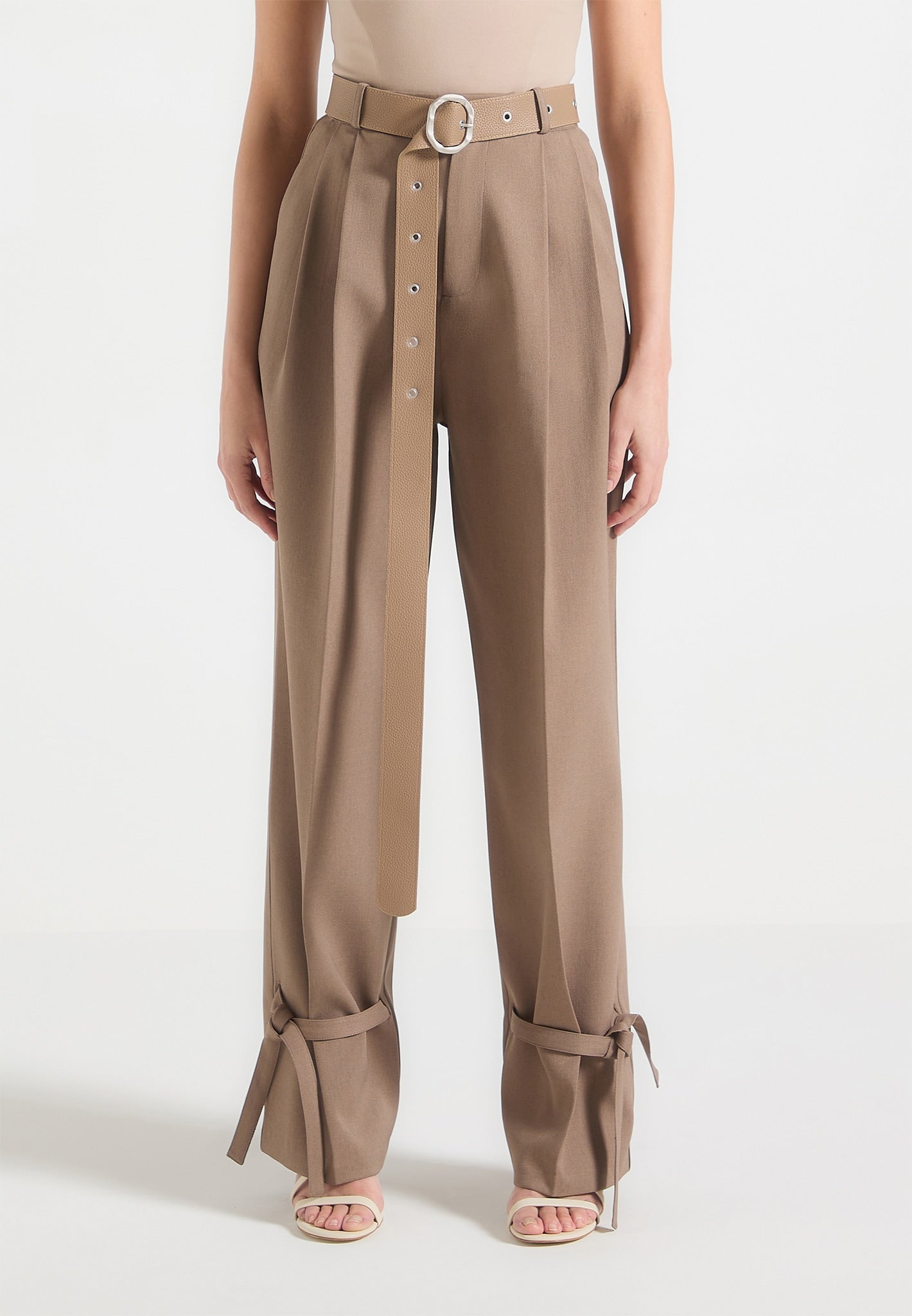 suzanne-tailored-trousers-with-oversized-belt-and-ankle-ties-taupe