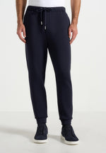 js008-neoprene-minimal-tapered-fit-cuffed-joggers-navy