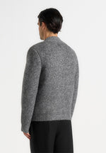dani-unisex-asymmetric-brushed-knit-cardigan-grey