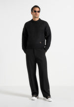 kamil-art-slogan-brushed-wool-knit-jumper-black