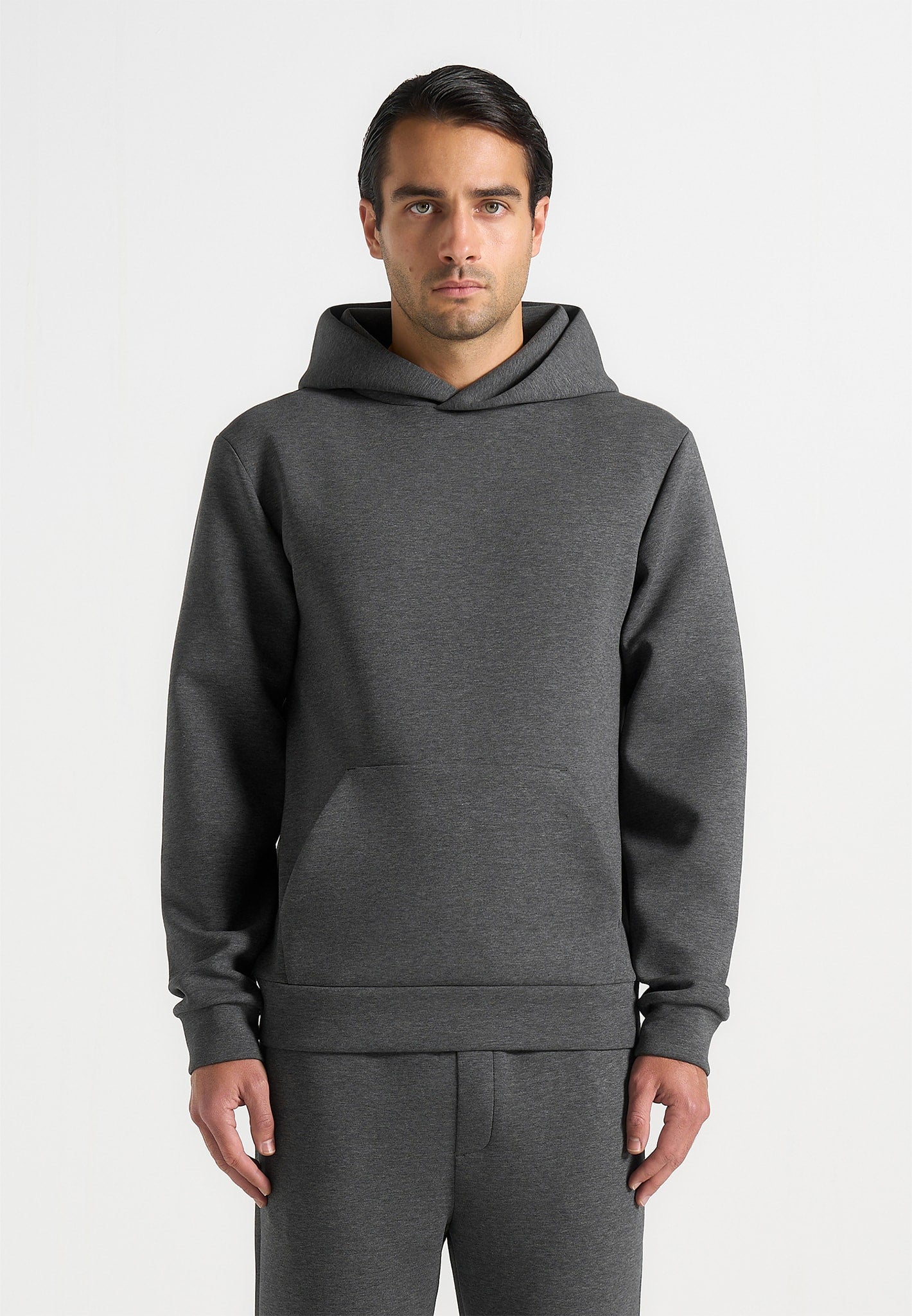 js007-neoprene-minimal-regular-fit-hoodie-charcoal-grey