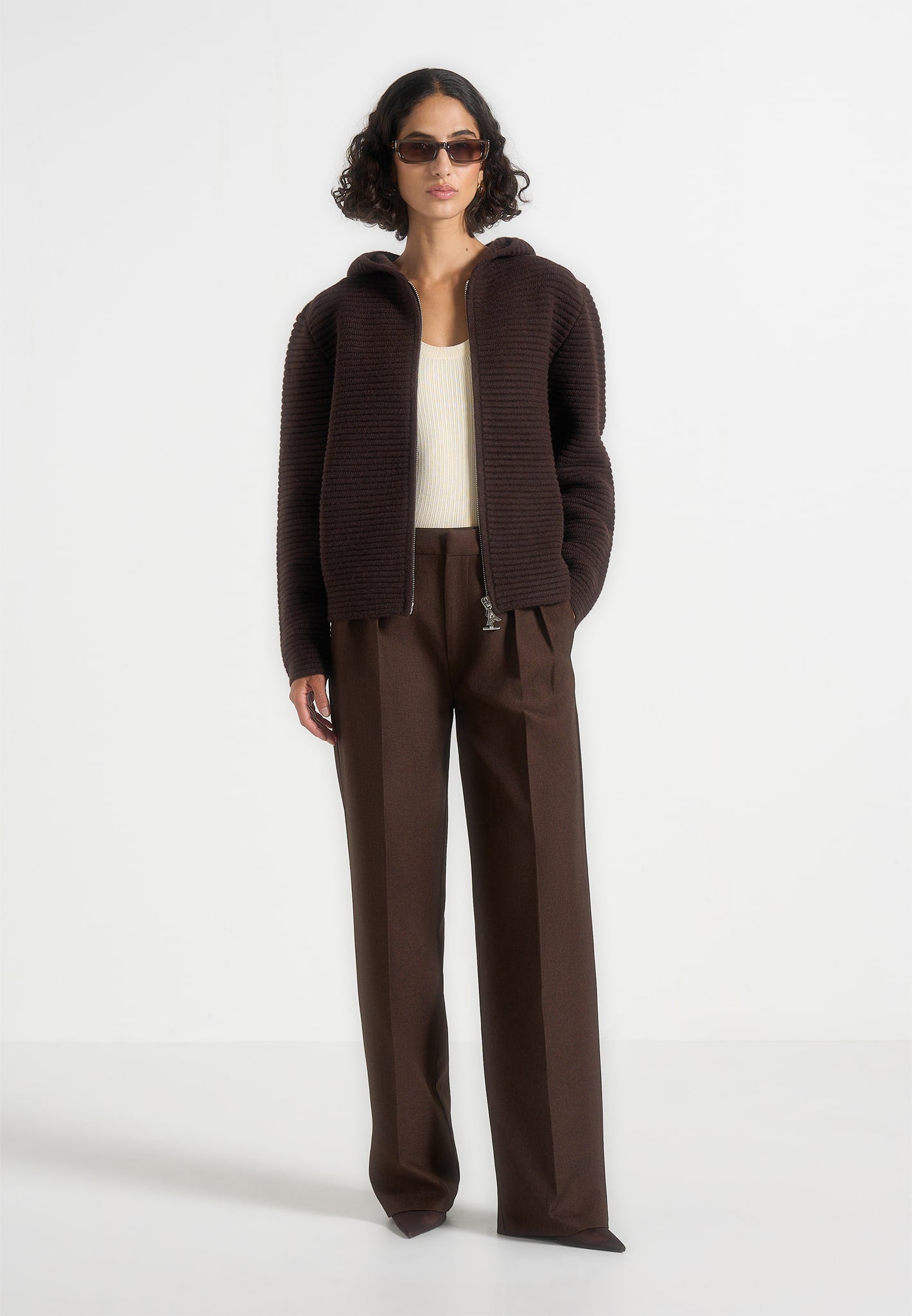 eden-unisex-ribbed-knit-zip-up-hoodie-brown