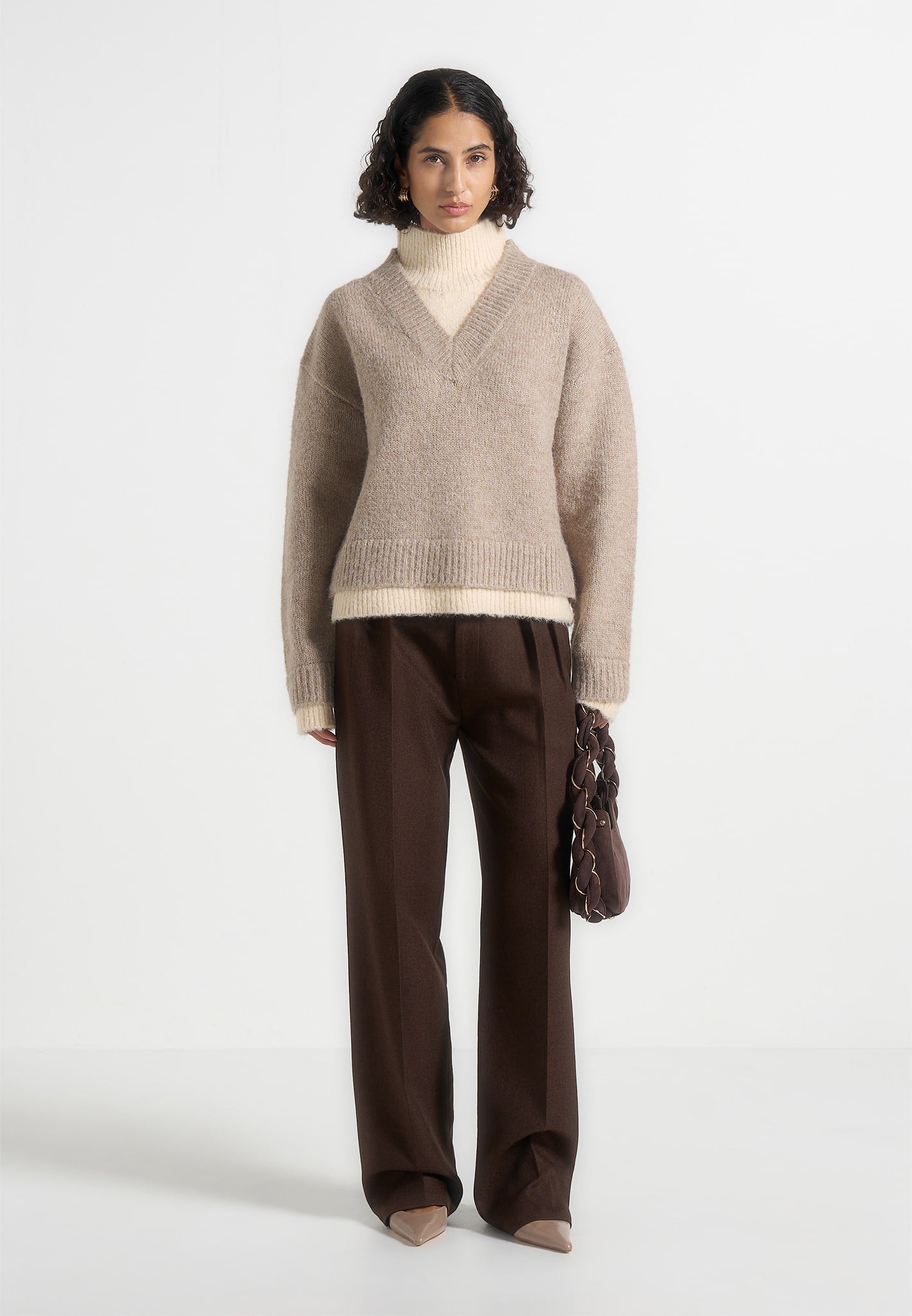 jacques-unisex-double-layer-v-neck-knit-jumper-beige-cream