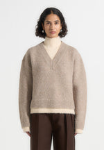 jacques-unisex-double-layer-v-neck-knit-jumper-beige-cream