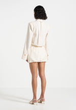 cargo-shirt-mini-dress-cream