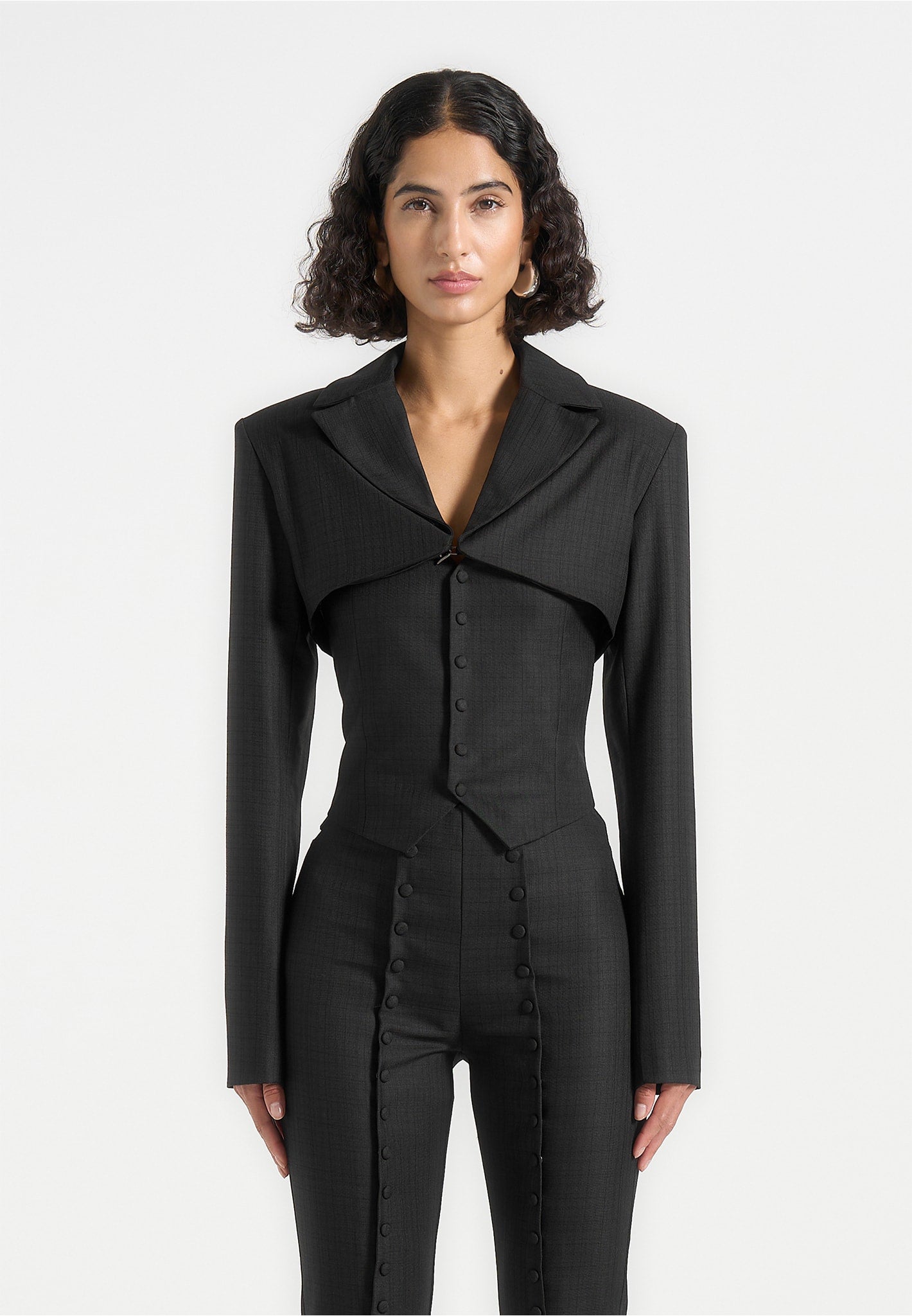 lise-cropped-tailored-blazer-and-button-detail-bandeau-black
