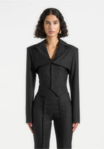 lise-cropped-tailored-blazer-and-button-detail-bandeau-black