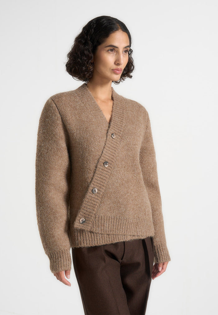 dani-unisex-asymmetric-brushed-wool-knit-cardigan-taupe