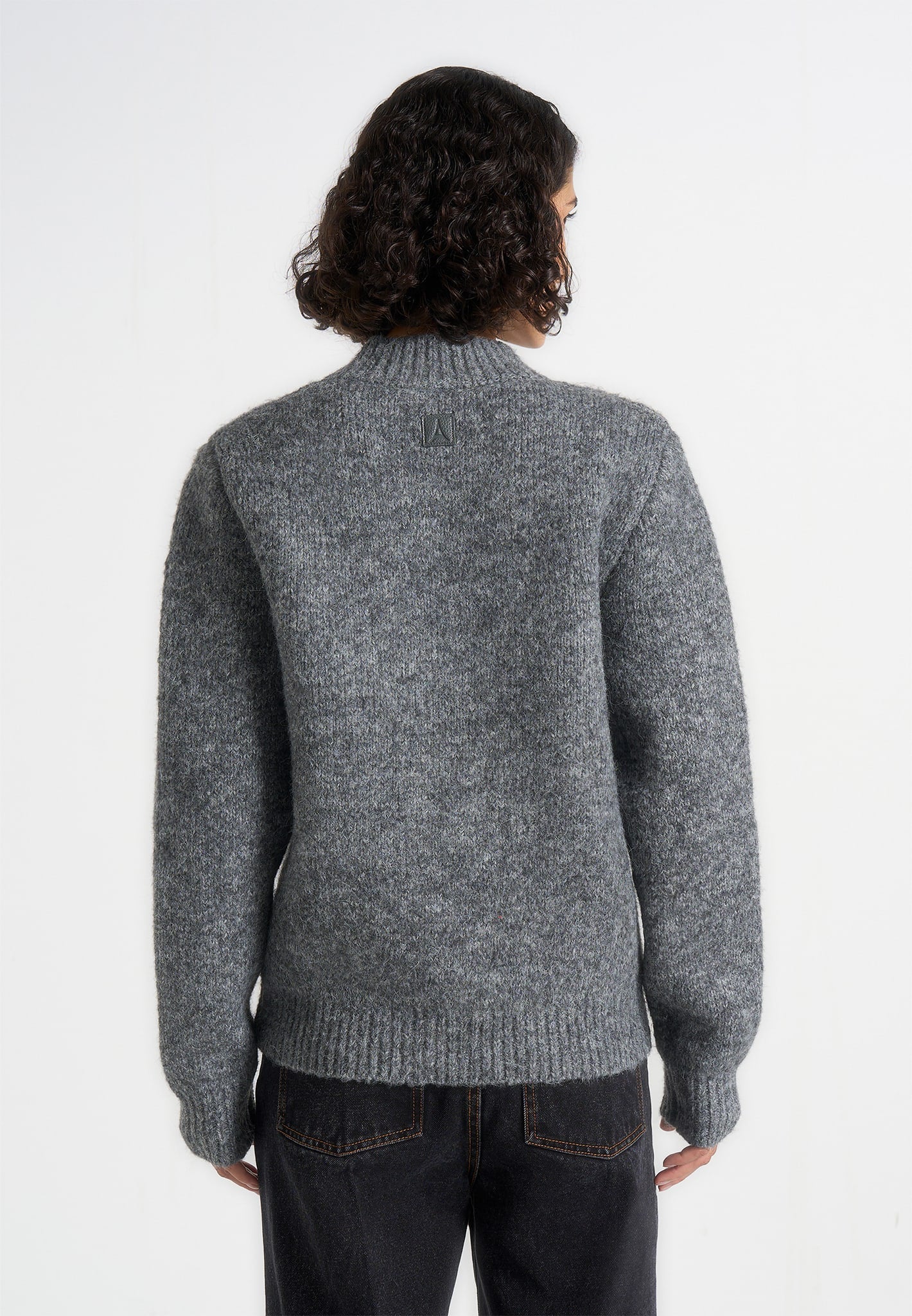 dani-unisex-asymmetric-brushed-knit-cardigan-grey