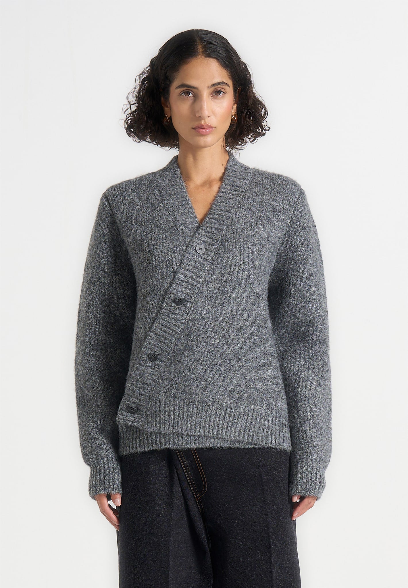 dani-unisex-asymmetric-brushed-knit-cardigan-grey