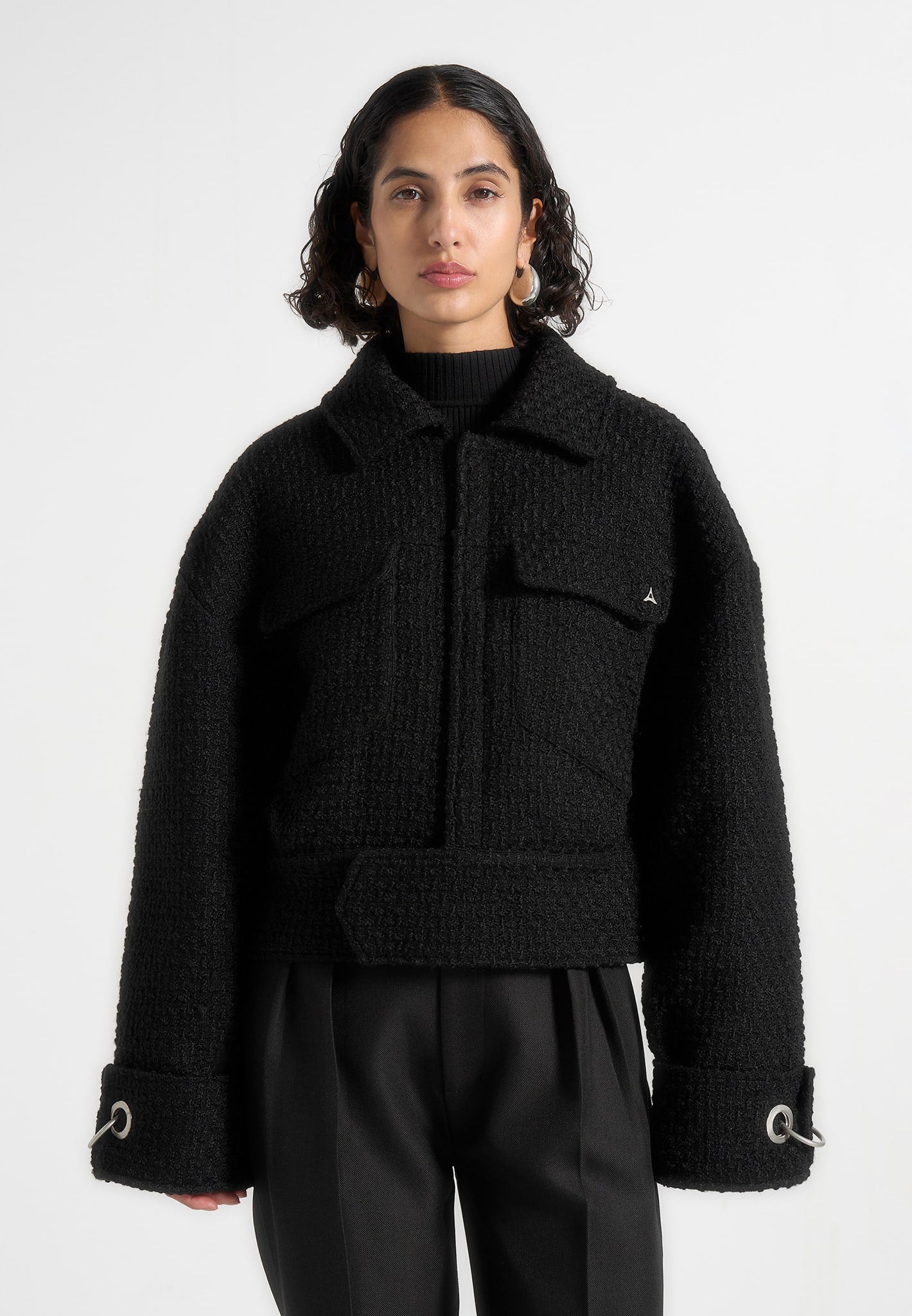 naela-boxy-tweed-jacket-with-cuff-detail-black