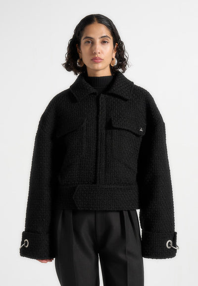 naela-boxy-tweed-jacket-with-cuff-detail-black