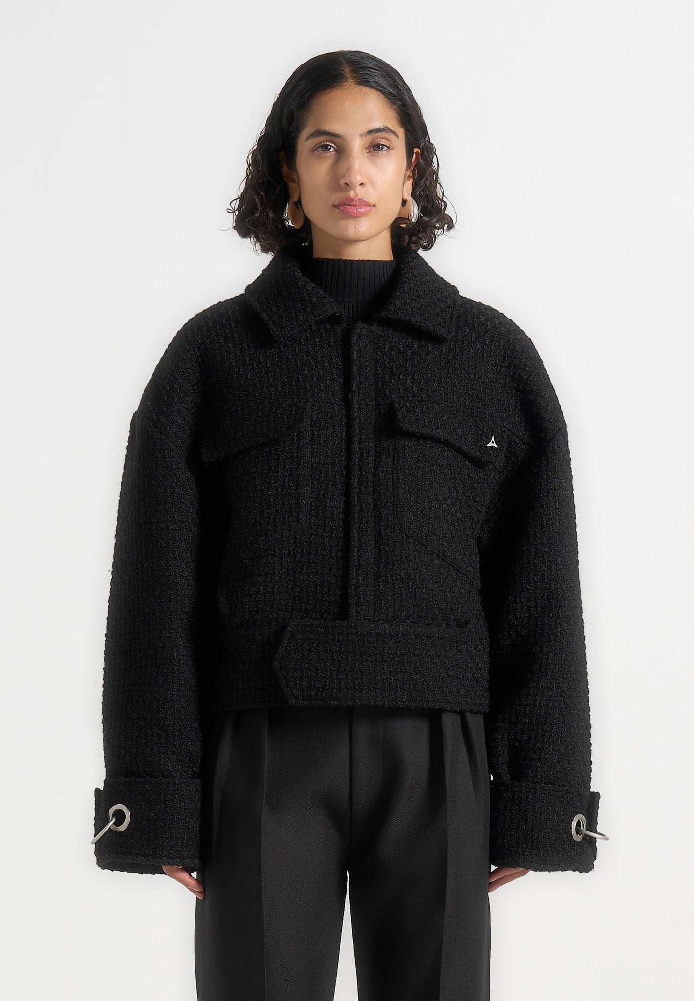 naela-boxy-tweed-jacket-with-cuff-detail-black