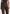 Caroline - Tacked Suede Fit & Flare Pants - Brown