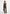Caroline - Tacked Suede Fit & Flare Pants - Brown
