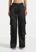 emilie-satin-high-waisted-cargo-pants-black