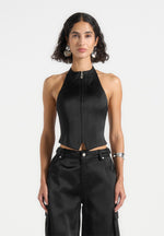 claudette-satin-halterneck-backless-top-black