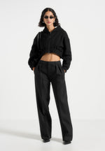 josiane-relaxed-zip-through-hoodie-black