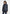 Karla - Wax Effect Cinch Waist Jacket - Indigo