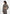 Catherine - Cropped Boucle Denim Jacket - Brown